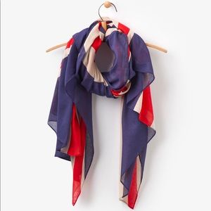 NEW Joules Lightweight Printed Scarf